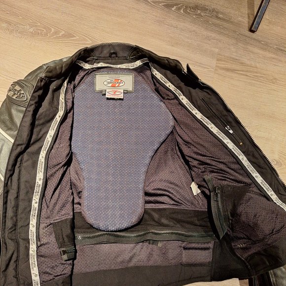 Motorcycle protective leather jacket Joe Rocket size 50 - Picture 5 of 6